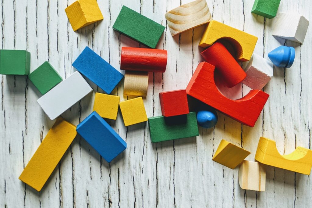 Wooden Geometric Shaped Toys for learning and development