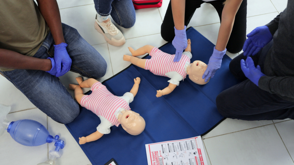 Take infant first aid classes and learn baby cpr