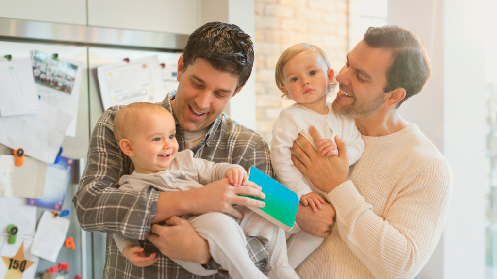 Connecting with other dads helps in stress management.
